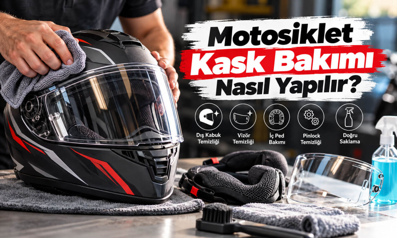 Motosiklet Kask Bakımı Nasıl Yapılır? 