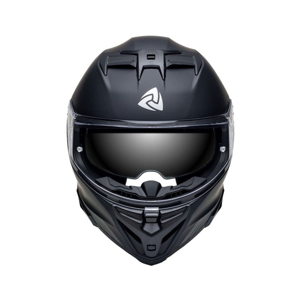 Nukro 912-SV Solid Matt Black Kapalı Kask