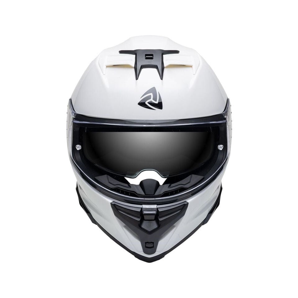 Nukro 912-SV Solid Glossy White Kapalı Kask