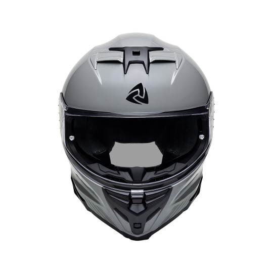 Nukro 912-SV Solid Glossy Gray Kapalı Kask
