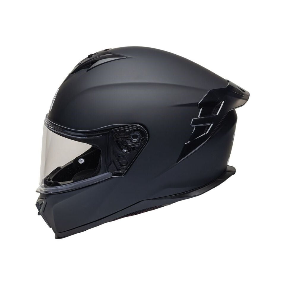 Nukro 986-A Solid Matt Black Kapalı Kask