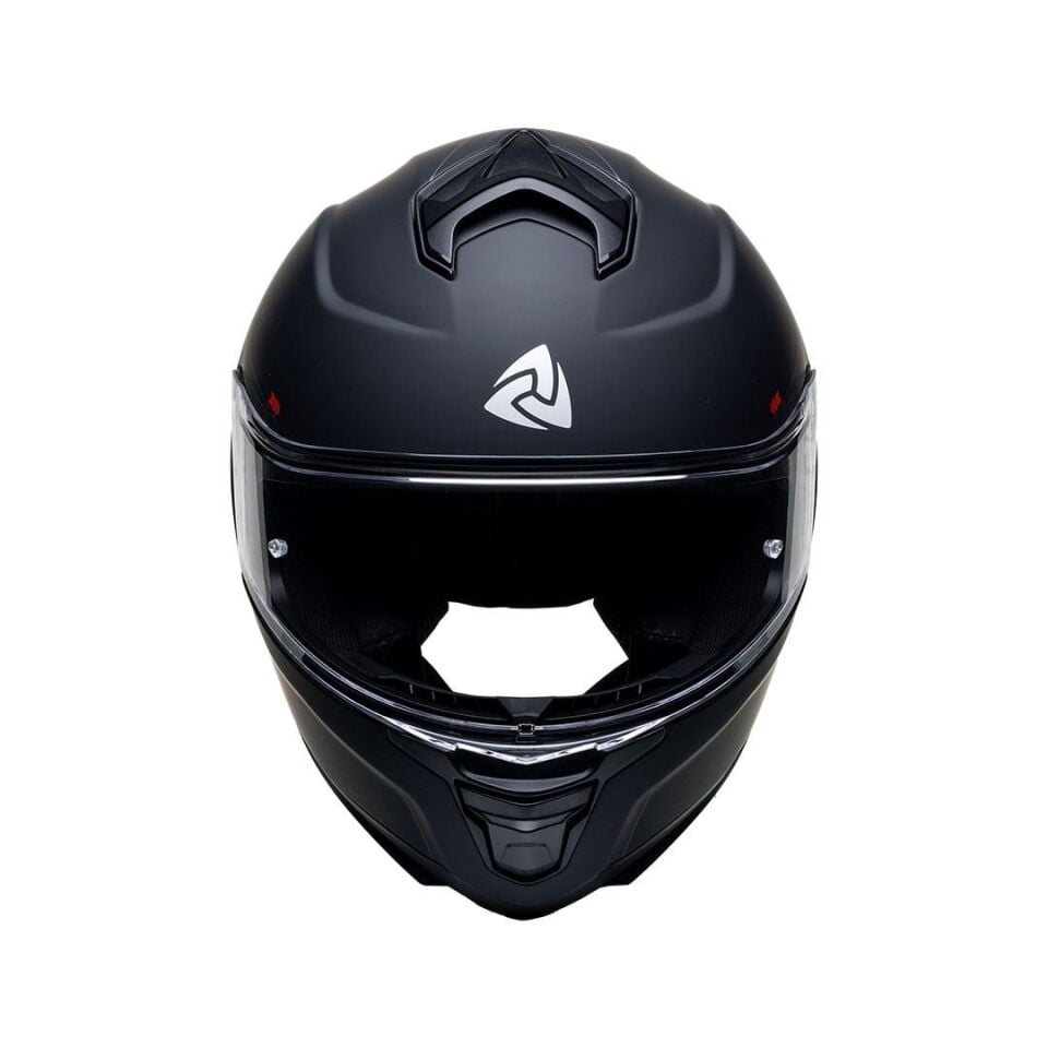 Nukro 987 Matt Black Red Kapalı Kask