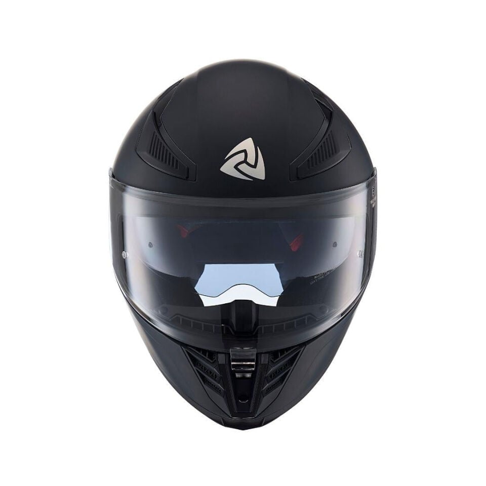 Nukro YM-853 Solid Matt Black Kask